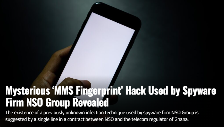 Mysterious ‘MMS Fingerprint’ Hack Used by Spyware Firm NSO Group Revealed