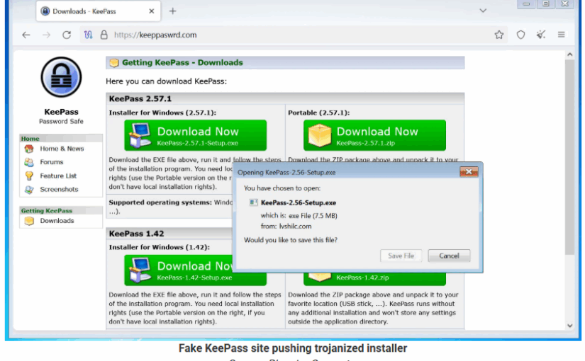Falso gerenciador de senhas KeePass leva a um ataque de ransomware ESXi